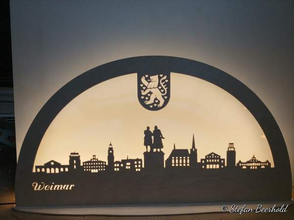 Lichtbogen "Weimar" Version 3 - mit Wappen